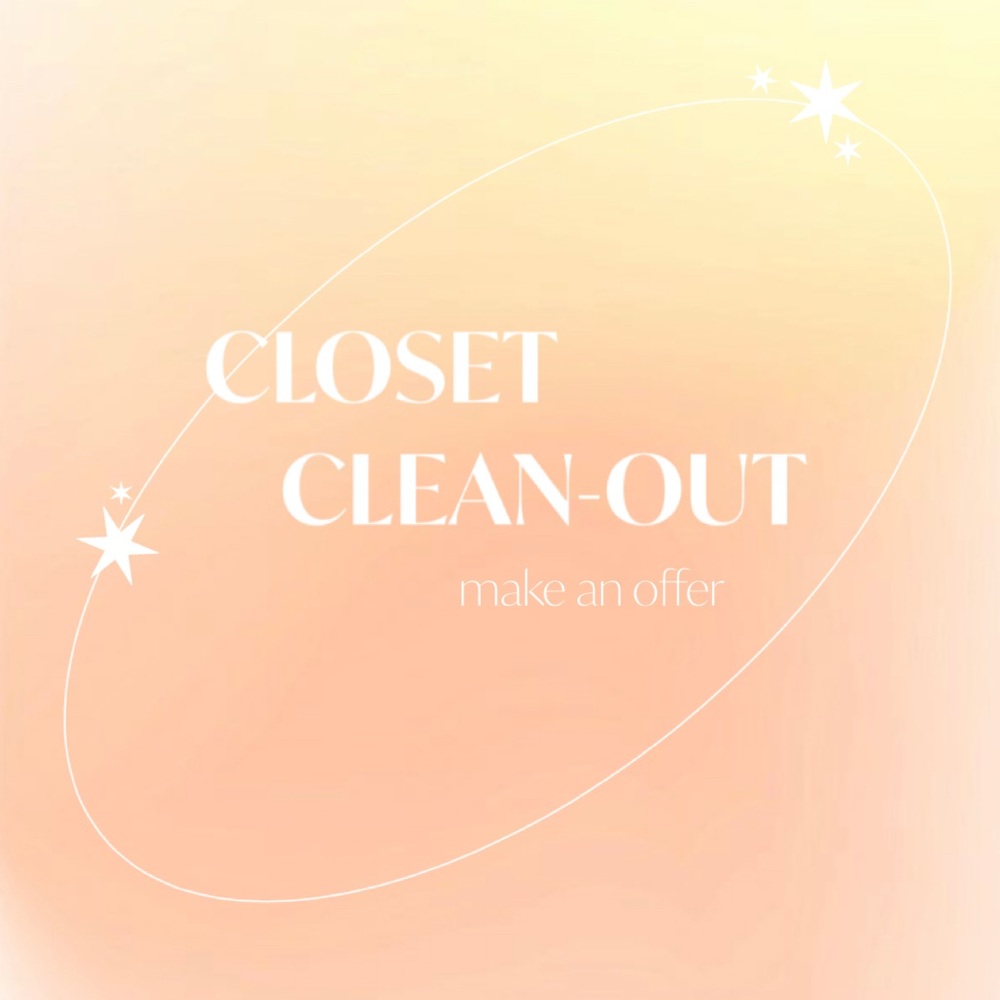 Closet Clean-out!!! Make an offer now!